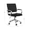 Martha Stewart Piper Upholstered Office Chair in Black/Polished Nickel CH-220921-2-BK-MS - alternate 5