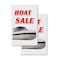 Signmission Boat Sale, Vinyl Decals Only 24 Inch x 36 Inch, Vinyl Decal, 2PK DSB-2436-2PACK-Boat Sale - alternate 1