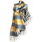 Homeroots Denim Blue and Yellow Striped Turkish Towel Beach Blanket 401821 - alternate 6