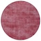 Homeroots 8' Red Round Washable Indoor Outdoor Area Rug 598814 - alternate 2