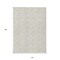 Homeroots 10' X 14' Ivory And Beige Geometric Washable Indoor Outdoor Area Rug 595012 - alternate 5