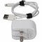 Add-On 1M USB 2.0 A MALE TO LIGHTNING MALE WHITE CABLE WITH WALL PLUG U2LGT1M245V - alternate 5