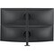 Atdec heavy duty dual monitor mount for heavier and curved monitors, suits flat displays up to AWMS-2-LTH75-H-B - alternate 2