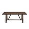 Homeroots 72" Oak Wood Trestle Base Dining Table 630371 - alternate 1