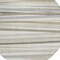 Homeroots 8' Ivory And Gray Round Striped Washable Indoor Outdoor Area Rug 597333 - alternate 7