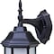Homeroots Matte Black Frosted Glass Swing Arm Wall Light 399221 - alternate 3