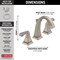 Delta Dryden Two Handle Widespread Bathroom Faucet 3551-SSMPU-DST - alternate 3