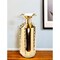 Homeroots 21" Gold Trumpet Ceramic Table Vase With Sculptural Details 569260 - alternate 3