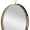 Homeroots 34" Gold Round Iron Framed Accent Mirror 485066 - alternate 5
