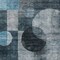 Homeroots 9' X 12' Teal Blue Gray And Charcoal Geometric Washable Indoor Outdoor Area Rug 604346 - alternate 5