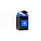 Commercial Zone Products Avante Series 55 Gallon Standard Recycling Container w/ Canopy 78755304A - alternate 3