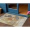 Homeroots 3' X 5' Taupe Black And Copper Abstract Washable Indoor Outdoor Area Rug 606025 - alternate 1