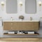 James Martin Vanities Allamari 72" Double Vanity, Dune Mist w/ Single Hole 3 CM White Zeus Silestone Top D640-V72-DMS-3WZ - alternate 6