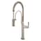 Brizo Litze SmartTouch Semi-Professional Kitchen Faucet, Knurled Handle Stainless 64343LF-SS - alternate 2
