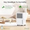 Edendirect 30 pt 2000 sq ft Dehumidifier for Home with Bucket Drain Hose in White ZR-FDD12-5091 - alternate 5