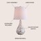 Jonathan Y Mona 20.5" Mini LED Table Lamp, Seashell JYL1024A - alternate 6