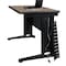 Regency Fusion Desk Shell, 72 in W X Wood, Metal, Noble Oak MUDS723048NO - alternate 3