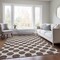 Homeroots 5' X 8' Brown And Ivory Polka Dot Washable Indoor Outdoor Area Rug 614882 - alternate 3