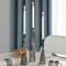 Fabulaxe Marble Resin Candle Holders - Pack of 18 Gray Decorative Taper Candlesticks for Home Decor,  QI004063.GY.6 - alternate 6