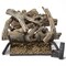 Bluegrass Living Vented Natural Gas or Propane Fireplace Log Set With Remote Control Kit, 18" Driftwood, 45,000 BTU BVL18-1-RO - alternate 5