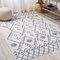 Jonathan Y Boho Moroccan Ivory/Navy 5 ft. x 8 ft. Indoor/Outdoor Area Rug SMB123B-5 - alternate 7