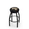 Holland Bar Stool Co 36" Blk Wrinkle Wake Forest Swivel Bar Stool, Accent Ring L8B2B36WakeFr - alternate 1