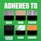 Rust-Oleum Paint, Water Base, Flat Sheen, Flat Black, 1 qt, 50 to 90 sq-ft/qt Coverage Area 379558 - alternate 4