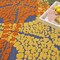 Homeroots 5' Blue Yellow And Orange Round Starfish Indoor Outdoor Area Rug 546869 - alternate 7
