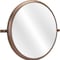 Homeroots Industrial Gold Round Mirror 391670 - alternate 3