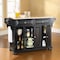 Crosley Alexandria Wood Top Full Size Kitchen Island/Cart KF30001ABK - alternate 8