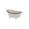 Homeroots 3" Gray Cast Iron Hand Painted Decorative Tub Tabletop Sculpture 399647 - alternate 7