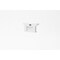 Homeroots Classic White Two Hook Hanging Coat Rack 397773 - alternate 4