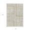 Homeroots 8' X 10' Beige Tan And Taupe Geometric Washable Indoor Outdoor Area Rug 588397 - alternate 5