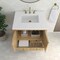 James Martin Vanities Hudson 30" Single Vanity, Light Natural Oak w/ 3 CM White Zeus Silestone Top 435-V30-LNO-3WZ - alternate 6