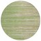 Homeroots 8' Green Beige And Ivory Round Striped Washable Indoor Outdoor Area Rug 597237 - alternate 5