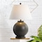 Jonathan Y Sophie 26" Resin LED Table Lamp, Dark Gray JYL3040A - alternate 3