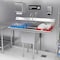 Koolmore 1 Compartment Stainless Steel NSF Commercial Kitchen Prep & Utility Sink with 2 Drainboards SA151512-15B3 - alternate 8