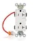 Leviton PlugsandReceptacles, 20A, 125VAC, Wht, Nylon M1636-1CW - alternate 1