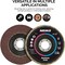 Neiko Aluminum Oxide Flap Disc, 60 Grit, Flat Type No.27, 10PK 11107A - alternate 3