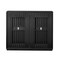 Homeroots 39in Black Wood Accent Cabinet 691667 - alternate 5