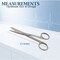 A2Z Scilab Lab Scissors 4.5 inches Sharp/Blunt Straight Blades, Stainless Steel A2Z-ZR-099S - alternate 6