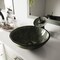 Vigo Giovanni Onyx Gray Glass 17 in. L x 17 in. W x 6 in. H Round Vessel Bathroom Sink VG07051 - alternate 6