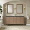 James Martin Vanities Kinnsden 72" Double Vanity, Weathered Oak w/ 3 CM Charcoal Soapstone Silestone Top D680-V72-WTO-3CSP - alternate 9