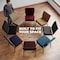 Flash Furniture Hercules Church Chair, Black Back, 21-1/4 in W 25" L 33" H, Fabric Seat FD-CH0221-4-GV-S0806-GG - alternate 6