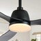 Jonathan Y Audie 52" 1-Light Classic Industrial Iron/Plastic Mobile-App/Remote-Controlled 6-Speed Propeller Int JYL9714A - alternate 8