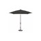 Treasure Garden 7.5 ft Square Patio Umbella, aluminum, fiberglass ribs, outdoor, Coal UM847SQ-00 5489 Coal - alternate 1