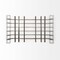 Homeroots 90" Brown Nickel and Solid Wood Curved Six Tier Corner Bookcase 392230 - alternate 8