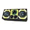Deejay Led Loaded Box w/Two Despacito Heavy Duty 8-in Woofers One Horn and w/Two Bullet Tweeters YELLOW TBH8YELLOW - alternate 6