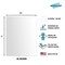 Nanolap PSA Lapping Film, 1 Pc 60 Micron (260Grit), 8-0.5 in x 11 in Microfinishing Fine Sanding Paper 61612N - alternate 3