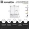 Kingston Brass 60" Acrylic Alcove Right-Hand Drain Tub with Left Sliding Tub Door, White/Polished Chrome KVTAM6032R211 - alternate 4